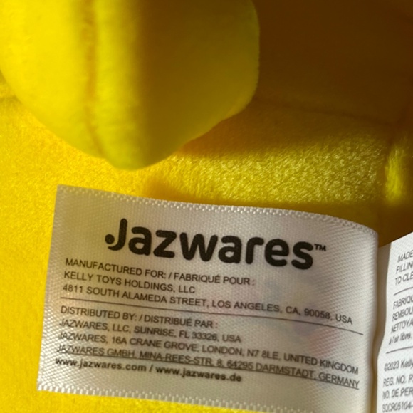 NWT- 8" Squishmallows Belton - Ages 3+ Yellow Lemon Bear - Picture 6 of 6